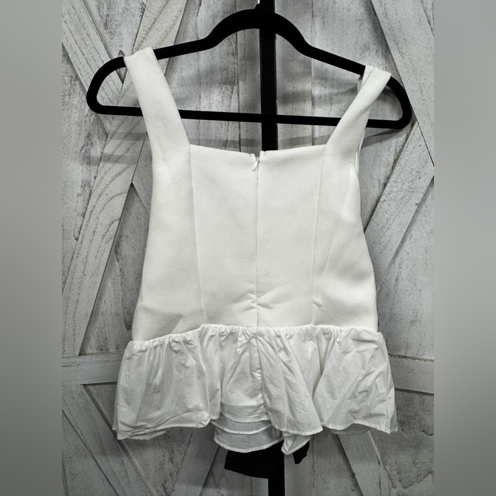 Endless Rose White and Black Bow Tank Top - Picture 6 of 6